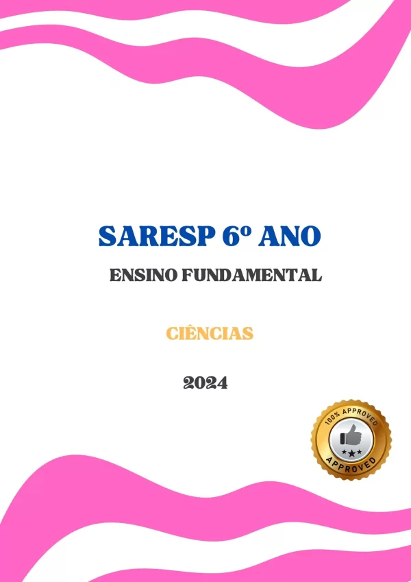 6 Simulados para o Saresp 2024. - Ciências 6º ano
